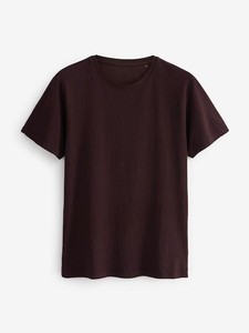 เสื้อยืดผู้ชายทรงโอเวอร์ไซส์ แขนสั้น ผ้าฝ้าย/ใยไผ่ 100% ผลิตในปากีสถาน ระบายอากาศได้ดี ดีไซน์ชายรุ่ย สีพื้น สไตล์ลำลอง - Product Image 3