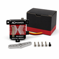 Servomoteur numérique sans noyau XQ-POWER XQ-S2221F 22KG pour avion, engrenages en acier inoxydable, aluminium CNC, étanche, 8.4V, OEM