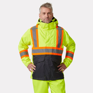 Veste de sécurité imperméable d'hiver pour hommes, vêtements de travail de construction personnalisés haute visibilité, vestes de sécurité réfléchissantes - Product Image 3