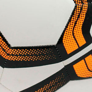 Ballon de football personnalisé multicolore, nouveau design, en cuir PU/PVC, haute qualité, vente en gros, taille 5, cousu à la machine, pour match et entraînement - Product Image 2