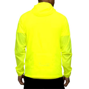 เสื้อแจ็คเก็ตฟลีซมีฮู้ดแบบซิป ¼ สำหรับผู้ชาย สีพื้น สวมใส่สบายๆ ในฤดูใบไม้ร่วง แห้งเร็ว ผ้าโพลีเอสเตอร์ กันลม เหมาะสำหรับกิจกรรมกลางแจ้ง - Product Image 6