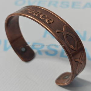 Brazalete Magnético de Cobre Peace, Joyería Terapéutica Hecha a Mano para Mejorar el Sueño, Aliviar el Estrés y Promover la Conexión Entre Mente y Cuerpo - Product Image 4