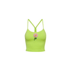 BY MULTI CRAFT <b>Women</b> Orange <b>Top</b> with Front <b>Lemon</b> Slice Beaded Criss-Cross Neckline Breathable Casual Cotton Fabric Spring Set - Product Image 4