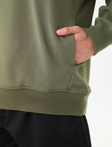 เสื้อสเวตเชิ้ตผู้ชายรุ่นใหม่ ผ้าคอตตอนผสม เหมาะสำหรับวิ่งจ๊อกกิ้ง ออกกำลังกายกลางแจ้ง ซับเหงื่อ แห้งเร็ว ควบคุมความชื้น - Product Image 3