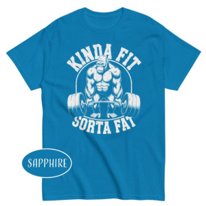 Kinda Fit Sorta Fat <b>Gorilla</b> Graphic <b>T</b>-<b>Shirt</b> Men's Short Sleeve Casual O-Neck Regular Fit Breathable Fitness Casual Gym <b>T</b>-<b>Shirts</b> - Product Image 5