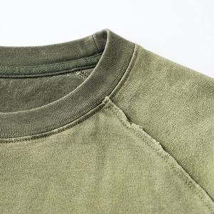 Camiseta Vintage de Manga Larga para Hombre, Diseño Sólido Informal, Logotipo Personalizado, Alta Calidad, 100% Algodón, 240 Gramos, Tejido Jersey Lavado - Product Image 3