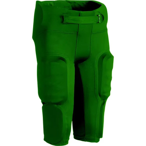 Mens Black <b>Padded</b> American Football Pants Belt Closure Breathable Athletic Practice Game Performance Sportswear Adult Wear sport - Product Image 5