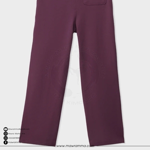 Pantalon décontracté pour homme, coupe droite, taille élastique, avec poches latérales, en coton tricoté mi-lourd avec élasthanne, pour l'automne - Product Image 6
