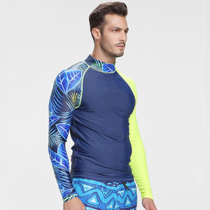 Rashguard MMA sur mesure pour homme, manches longues, respirant, séchage rapide, tissu polyester/coton écologique 260g, logo personnalisé - Product Image 5