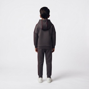 Ensembles de survêtements sportifs à capuche imprimés unis, respirants et légers en polyester/coton, grandes tailles, personnalisables OEM Hawk Eye Sports - Product Image 5
