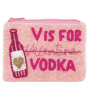 White <b>Seed</b> Beaded Coin Money Purse Makeup Bag handmade accessory colorful beaded pouch - Product Image 1