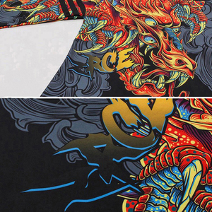 Rashguard de MMA Personalizado de Alta Calidad, Transpirable, Antibacterial, de Secado Rápido, Estampado, Manga Larga, para Hombre Adulto, 100% Poliéster - Product Image 2