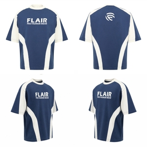 เสื้อยืดแร็กแลนสตรีทแวร์ขนาดใหญ่พิเศษแบบสั่งทำ |   เสื้อยืดคอตตอนเจอร์ซีย์พรีเมียมสีบล็อก |   แฟชั่นผู้ชายในเมือง | - Product Image 6
