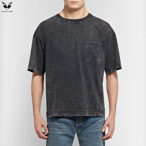 Camisetas de Manga Corta con Cuello Redondo, Cómodas, de Primera Calidad, Ecológicas, de Tela de Algodón Suave al Tacto, Lavado Ácido - Product Image 3