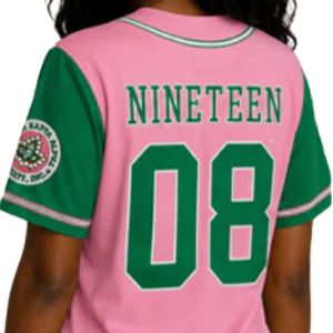 Camiseta de Béisbol Rosa para Mujer, Uniforme Deportivo, Ropa Deportiva para Equipo, Camisa con Botones, Ropa para Juego, Top de Manga Corta para Entrenamiento, Alto Rendimiento - Product Image 5