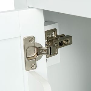 Carrello da Cucina con 5 Ruote, Isola con Piano Ribaltabile in Legno di Gomma, Armadietto con Ante e Scaffali Interni per Stoccaggio - Product Image 4