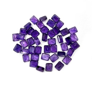 Natural African Amethyst Octagon Cut Shape Loose Gemstone Sizes 5-9 mm, Purple Semi-Precious Stone for Jewelry Making - Product Image 3