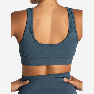 Vente flash : Soutiens-gorge de sport pour femmes, respirants et confortables, 100% polyester, pour l'été, de haute qualité, vêtements de sport tendance - Product Image 6