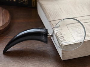 New Buffalo Horn Handle Eco-Friendly Handmade <b>Magnifying</b> Glass for Precision Reading and Classic Vintage Style High Quality - Product Image 1