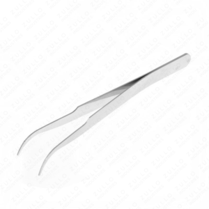 Custom Printed Eyelash Tweezers Stainless Steel Curved & Slant Tip Lash Extension and Eyebrow Grooming <b>Tool</b> Set - Product Image 6