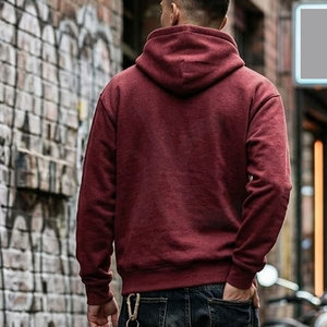 Sudadera con Capucha y Estampado de Logotipo Personalizado, Sudadera con Capucha de Forro Polar Suave, Estilo Urbano Unisex para Pedidos al por Mayor - Product Image 3