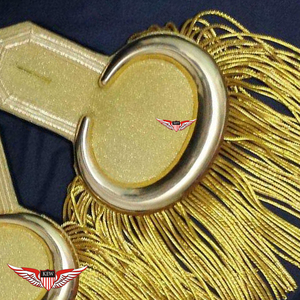 Epaulettes de Hombro de Poliéster de Alta Calidad, Estilo Napoleónico, Lujosas, Ecológicas, de Nailon, Colores Personalizados, con Flecos y Hilo de Oro - Product Image 2