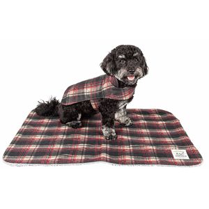 Veste et tapis réversibles 2-en-1 pour chien en tartan écossais – Vêtements pour animaux de compagnie haut de gamme avec motif écossais élégant - Product Image 2