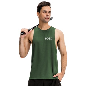 Débardeur de sport pour homme, sans manches, en Spandex/Coton, imprimé, respirant et à séchage rapide - Product Image 1