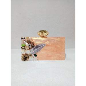 Bolso de Mano de Resina de Lujo Duradero para Mujer, Accesorios de Fiesta de Cristal con un Estilo Elegante - Product Image 5