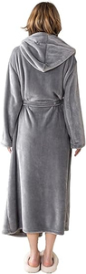 Cotton Waffle Style Plus Size Embroidered Bathrobe for Adult Couples Absorbent Hotel Home Wear Spring Thermal Wholesale - Product Image 6