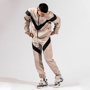 Ensemble de survêtements amples OEM personnalisés 420 g/m² pour homme, gris, style streetwear, avec sweats à capuche et pantalons de jogging, fabricant - Product Image 5