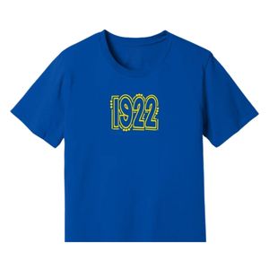 Camiseta Retro Doodle 1922 al por Mayor, Camiseta Gráfica Colorida con Estética de los 80, Manga Corta, Cuello Redondo, Ropa Casual de Verano - Product Image 1