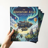Servicio de Impresión de Libros Infantiles de Tapa Dura Personalizados, Impresión Offset, Acabado Laminado Mate, Diseños Personalizados en Papel