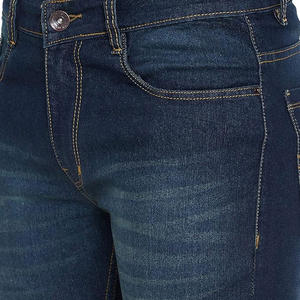 Jean pour homme de haute qualité, coupe droite, taille haute et taille mi-haute, idéal pour l'extérieur, denim de qualité supérieure, service OEM ODM, marque privée - Product Image 4