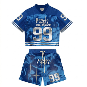 Conjunto de Pantalones Cortos Deportivos Unisex Ran 99, Diseño 2 en 1, Ecológico, Ligero, Transpirable, de Poliéster, para Verano - Product Image 6
