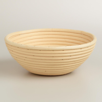 Banneton en bois naturel écologique fait main, revêtu de silicone, taille personnalisée, style américain, pour fêtes, vente directe du Vietnam