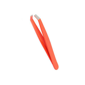 Wholesale Cosmetics Personalized Professional Slanted Tip Multicolor Lightweight Fashion <b>Volume</b> Eyelash Tweezers Stainless Steel - Product Image 6