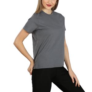 Camiseta de verano de manga corta con cuello redondo para mujer Nuevo Jersey Algodón Moda Mujer Camiseta Proveedor de BD - Product Image 3