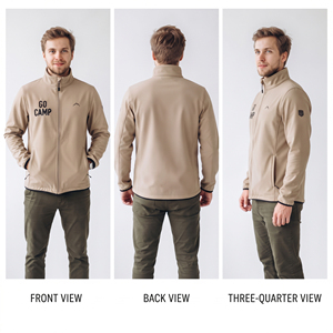 OEM Custom Embroidered Logo Soft Shell <b>Jackets</b> <b>Men</b> Waterpoof Training <b>Jackets</b> Outdoor Hiking Camping Trainer <b>Jacket</b> <b>Men's</b> - Product Image 5