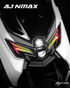 ไฟหน้า NMAX V3 LED RGB พร้อมไฟ DRL แบบ Retrofit เลนส์คู่ ดีไซน์ AJ Light ผลิตในไต้หวัน ทนทาน คุณภาพสูง สว่างมาก รับประกัน 12 เดือน ควบคุมผ่านแอพ - Product Image 6