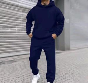 Hiver 2026 – Ensemble de survêtement décontracté pour homme en pur coton de haute qualité avec sweat à capuche - Product Image 2