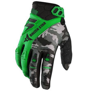 Guantes de Carreras Daizen Star de Dedo Completo con Patrón de Camuflaje Azul, Nailon Antideslizante, Revestimiento de PU, Cierre de Hebilla, para Motocross al Aire Libre - Product Image 5