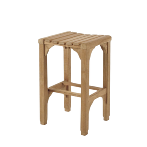Ottoman chair made of teak wood with a modern design, suitable for <b>outdoor</b> or indoor use, durable and termite-proof - Product Image 4