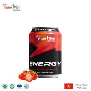 Bebidas energéticas con sabor a fresa natural de 250ml en caja en colores al por mayor de fabricante y proveedor de Vietnam - Product Image 5