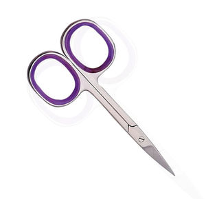 Wholesale Customizable Nail Scissors Ceramic for <b>Makeup</b> Manicure Stainless Steel Curved Blades Sharp Tip Cuticle Application - Product Image 4