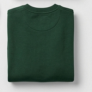 Men's Fleece Crewneck Sweatshirt Classic Fit Heavyweight Pullover Casual Breathable Long Sleeve Solid Color Activewear <b>Jumper</b> - Product Image 4