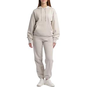 Fall Winter Plus Size Velour Slim Jogging Suit Women Crop Zipper Hoodie Stacked Pants Two Piece Set Velvet Tracksuit Sweat Suit - Product Image 3