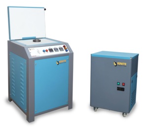 Machine à fondre l'or par induction de 5 kg avec unité de refroidissement par eau - Product Image 1