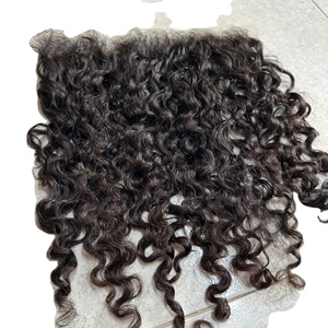 Super Double Drawn Lace Frontal Style Birman Curly Deep Loose 100% Single Donor Hair Natural Beauty Luxury Vietnam Human Hair - Product Image 3
