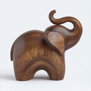 Escultura de Madera India Hecha a Mano por RR Enterprises para Exhibición Decorativa - Product Image 2